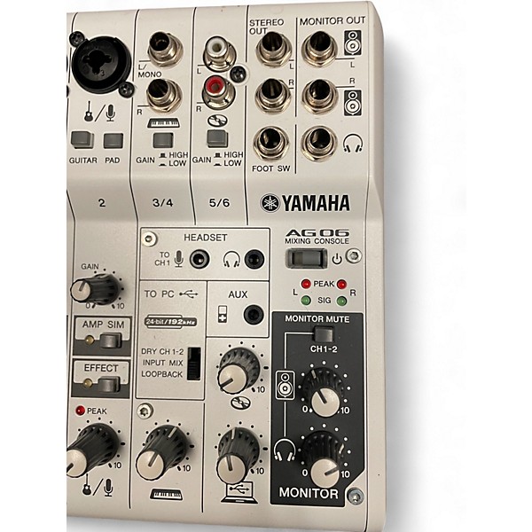 Used Yamaha AG06MK2 Unpowered Mixer