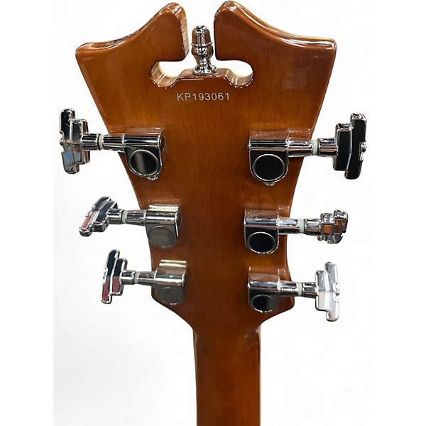 Used D'Angelico Premier Series DC Brown Sunburst Hollow Body Electric Guitar