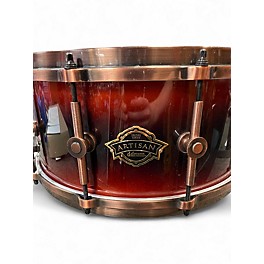 Used ddrum 14X7.5 Select Series Artisan Snare Orange Fade Drum