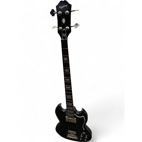 Used Epiphone SG Bass Ebony Electric Bass Guitar Ebony