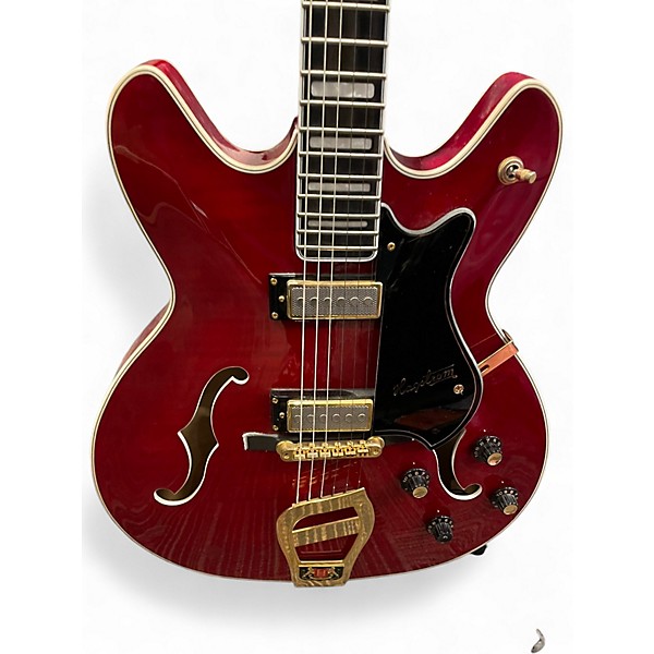 Used Eastwood Wandre Soloist Teal Hollow Body Electric Guitar