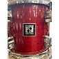 Used SONOR 4 Piece Force 3003 Wine Red Drum Kit