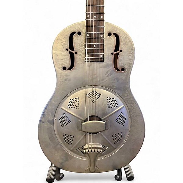 Used Republic Size 0 Single Cone Resonator Nickel Resonator Guitar