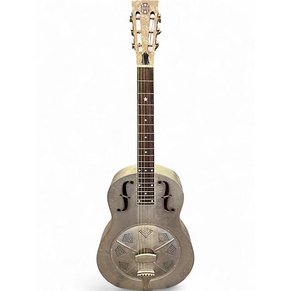 Used Republic Size 0 Single Cone Resonator Nickel Resonator Guitar