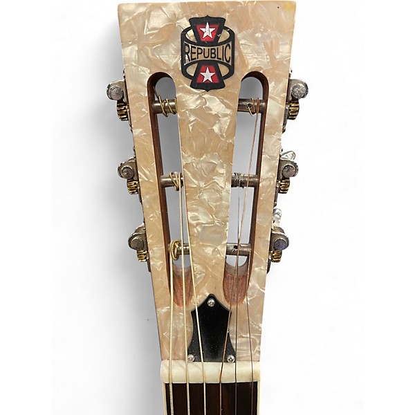 Used Republic Size 0 Single Cone Resonator Nickel Resonator Guitar