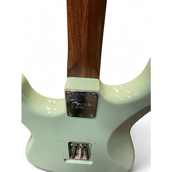 Used Fender USA Pro Standard Stratocaster Surf Green Solid Body Electric Guitar