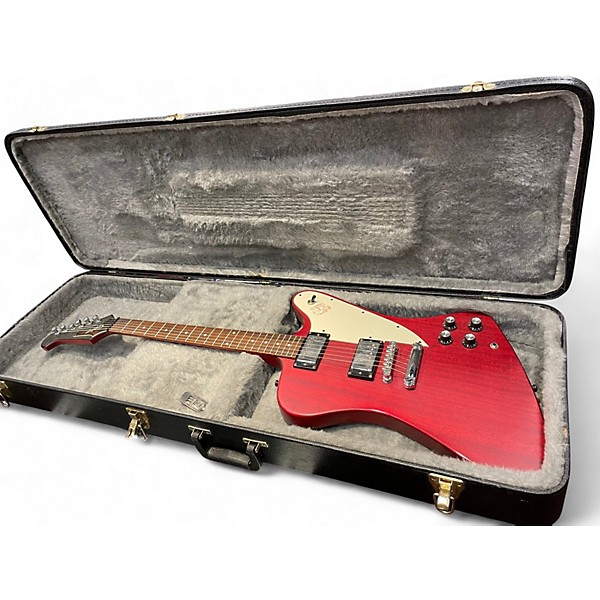 Used Epiphone Firebird Studio Satin Red Solid Body Electric Guitar