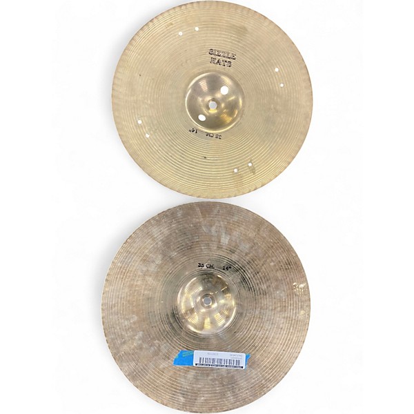 Used SABIAN 14in HHX Sizzle Hi Hat Pair Cymbal