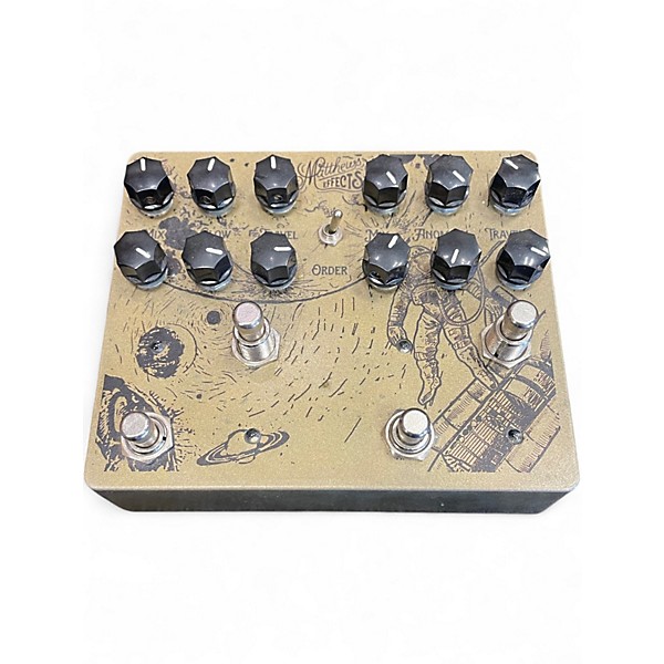 Used Matthews Effects Dual Reverb Effect Pedal