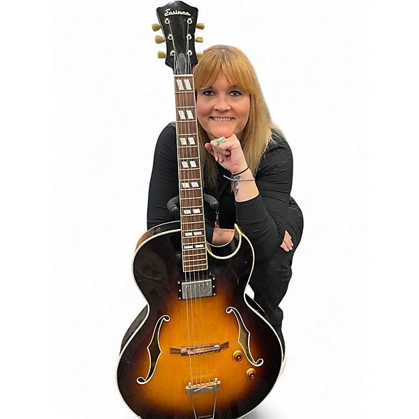 Used Eastman AR371CE Sunburst Hollow Body Electric Guitar