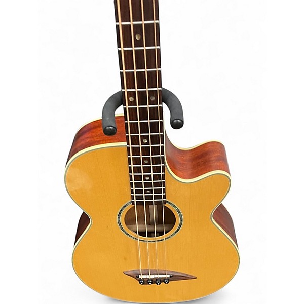 Used Dean Performer Plus Bass Natural Acoustic Bass Guitar