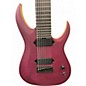 Used Schecter Guitar Research John Browne Tao-8 Satin Trans Purple Solid Body Electric Guitar