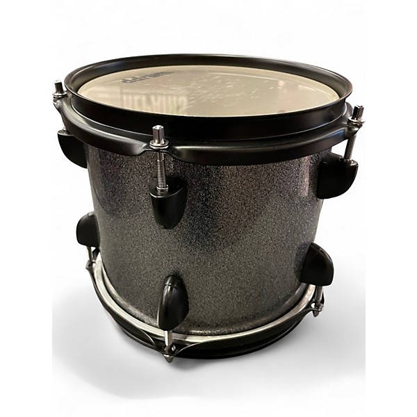 Used ddrum 8 Piece D2 Series Double Kick Silver Sparkle Drum Kit