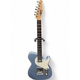 Used Cort CLASSIC TC MANSON STAGE SERIES Ice Blue Metallic Solid Body Electric Guitar