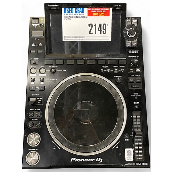 Used Pioneer DJ CDJ3000 DJ Player