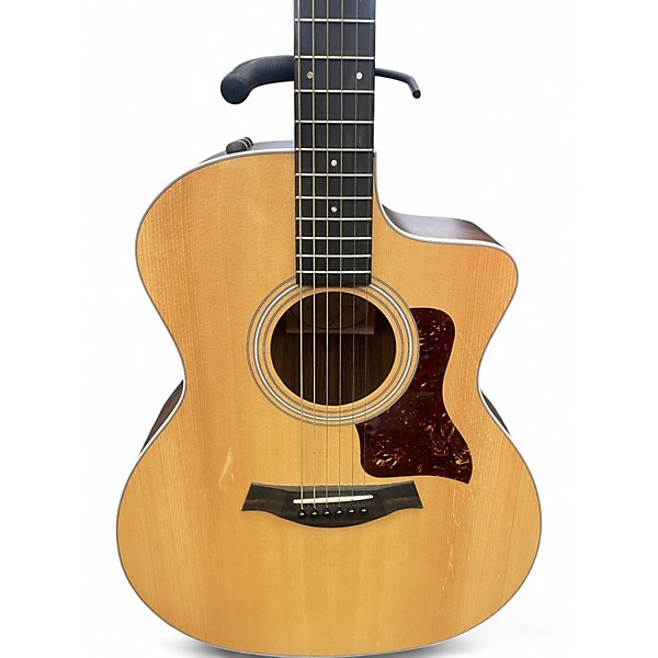 Used Taylor 214CE Natural Acoustic Electric Guitar