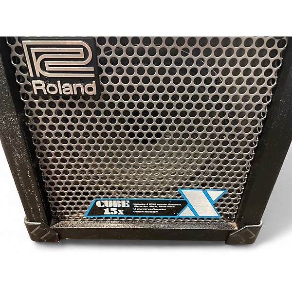 Used Roland Cube 15X 1X8 15W Guitar Combo Amp