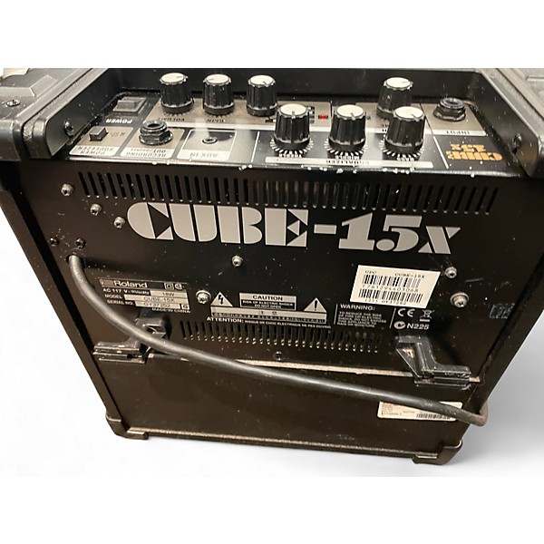 Used Roland Cube 15X 1X8 15W Guitar Combo Amp