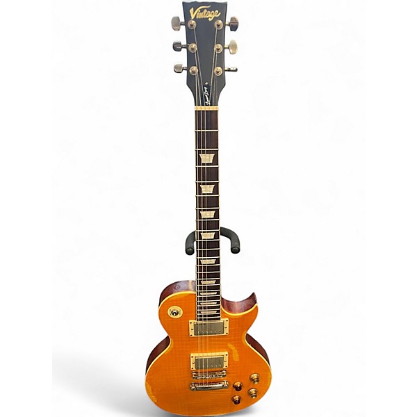 Used Vintage Lemon Drop Lemonburst Solid Body Electric Guitar