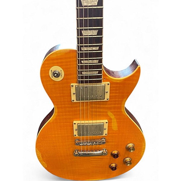Used Vintage Lemon Drop Lemonburst Solid Body Electric Guitar