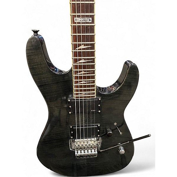 Used ESP LTD M200FM Black Solid Body Electric Guitar