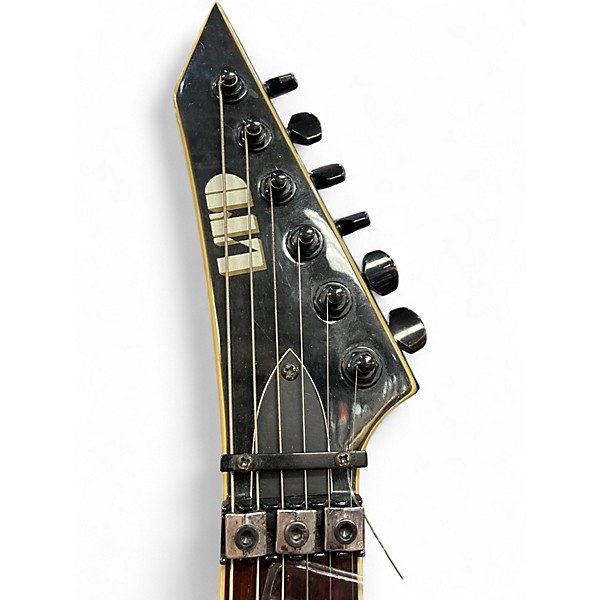 Used ESP LTD M200FM Black Solid Body Electric Guitar