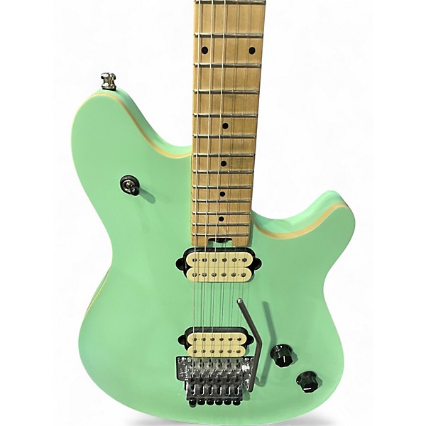 Used EVH Wolfgang Special Stealth surf green Solid Body Electric Guitar
