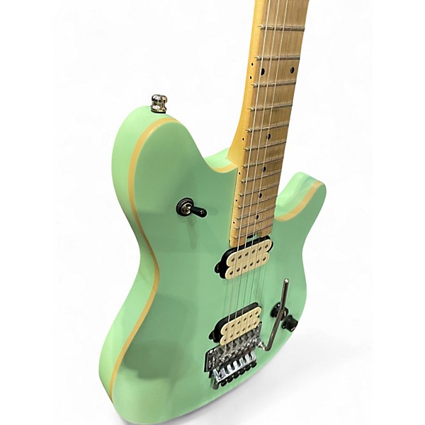 Used EVH Wolfgang Special Stealth surf green Solid Body Electric Guitar