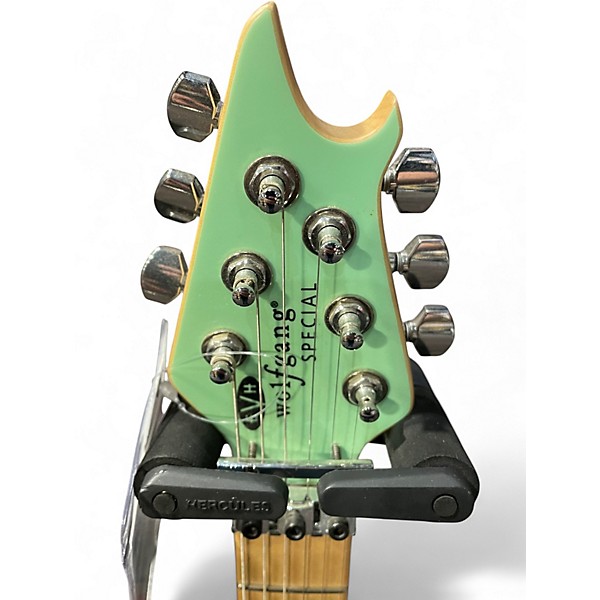Used EVH Wolfgang Special Stealth surf green Solid Body Electric Guitar