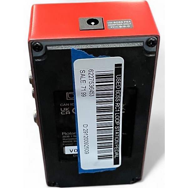 【中古】BOSS RC-1 Loop Station Used BOSS RC1 Loop Station Pedal | Guitar Center