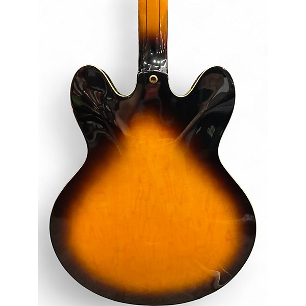 Used Epiphone Sheraton II Tobacco Burst Hollow Body Electric Guitar