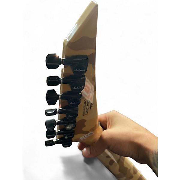 Used Jackson Rhoads RR24 7 Desert Camo Solid Body Electric Guitar