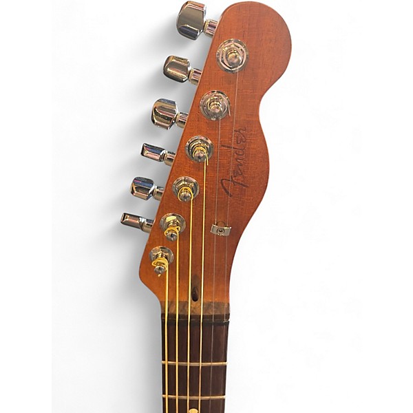 Used Fender Acoustasonic Player Telecaster Blonde Acoustic Electric Guitar