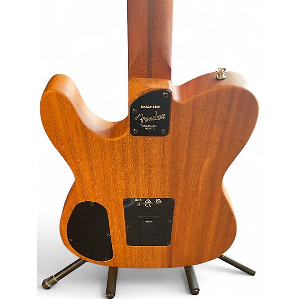 Used Fender Acoustasonic Player Telecaster Blonde Acoustic Electric Guitar