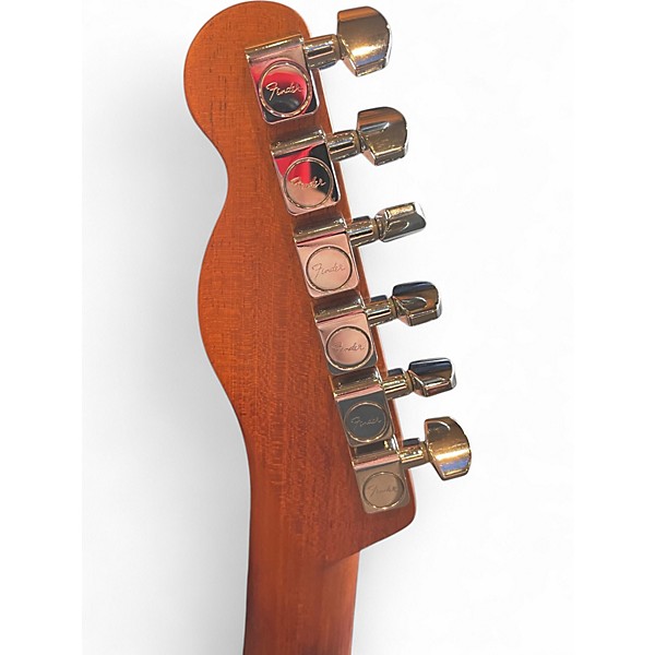 Used Fender Acoustasonic Player Telecaster Blonde Acoustic Electric Guitar