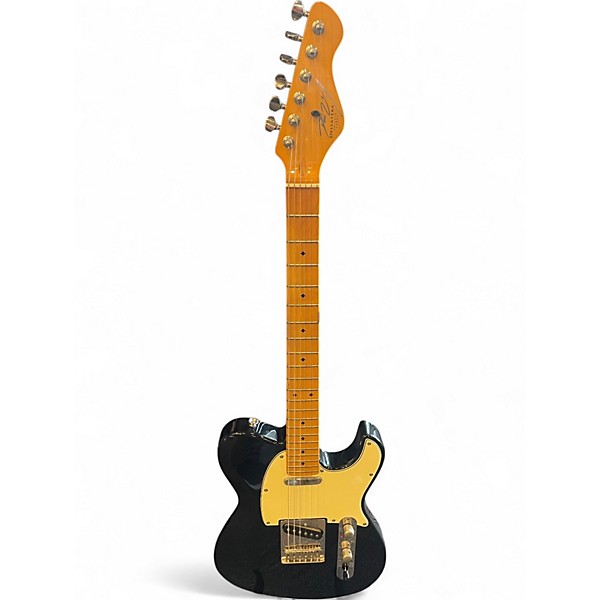 Used Dean Zelinsky Dellatera Private Label Black Solid Body Electric Guitar