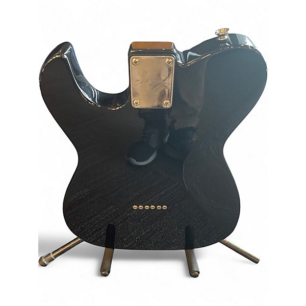 Used Dean Zelinsky Dellatera Private Label Black Solid Body Electric Guitar