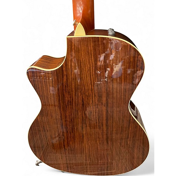 Used Taylor Custom 414CE 2 Color Sunburst Acoustic Guitar