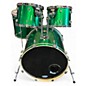 Used Pearl 4 Piece session custom shamrock green Drum Kit thumbnail
