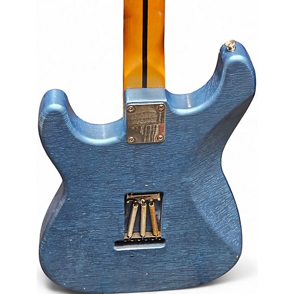 Used Big River S Style Blue Solid Body Electric Guitar