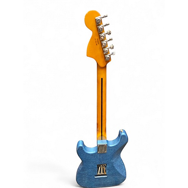 Used Big River S Style Blue Solid Body Electric Guitar