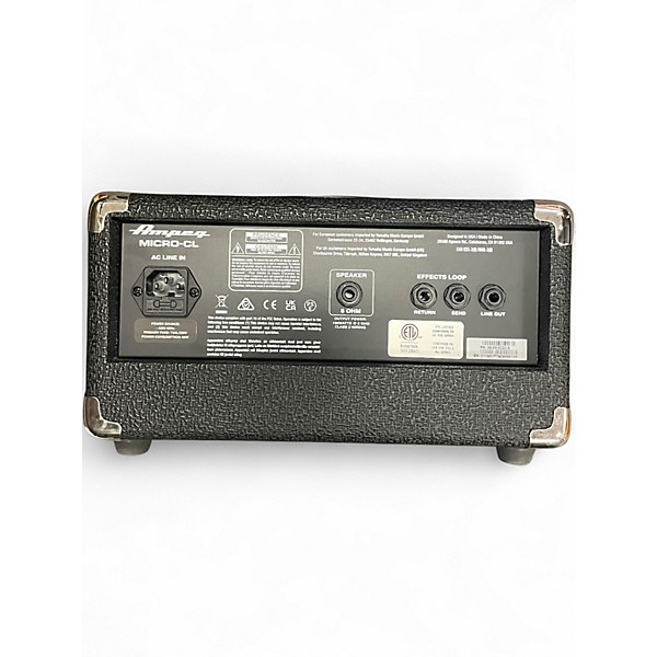 Used Ampeg Micro-CL Solid State Guitar Amp Head