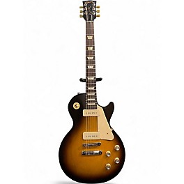 Used 2016 Gibson Les Paul Tribute Tobacco Burst Solid Body Electric Guitar