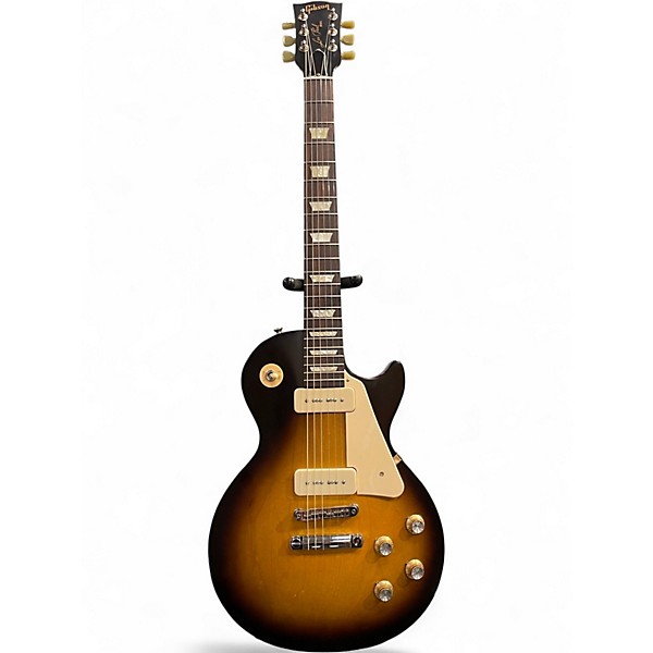 Used 2016 Gibson Les Paul Tribute Tobacco Burst Solid Body Electric Guitar