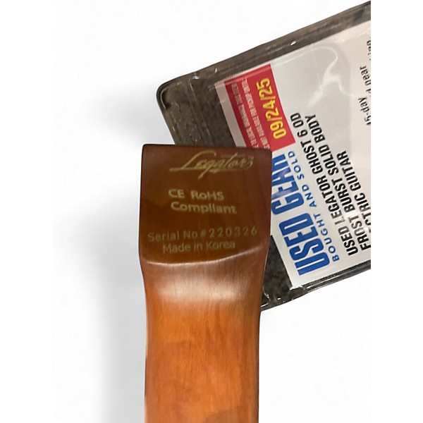 Used Legator Ghost 6 OD Frost Burst Solid Body Electric Guitar