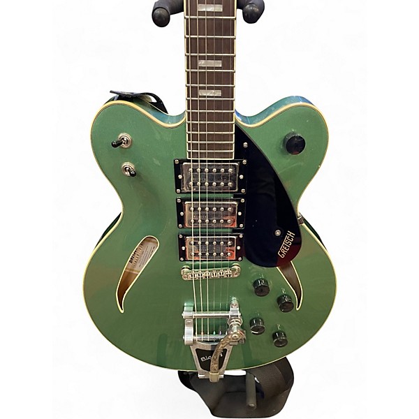Used Gretsch Guitars G2627T Green Hollow Body Electric Guitar