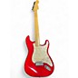 Used Fender American Deluxe Stratocaster Trans Red Solid Body Electric Guitar thumbnail