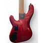 Used Fender Contemporary Power Jazz Bass Red Electric Bass Guitar