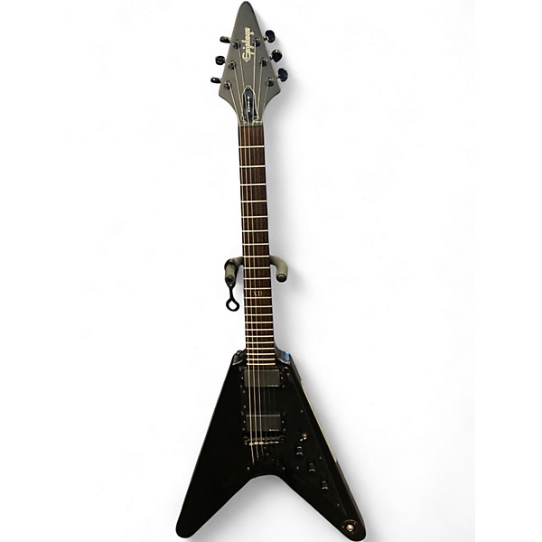 Used Epiphone Flying V Goth Blackout Solid Body Electric