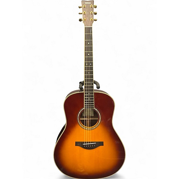 Used Yamaha LLTA 3 Tone Sunburst Acoustic Electric Guitar